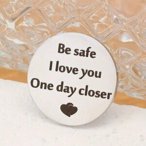Pocket Hug Token Keyring "Be Safe" Inspirational Gift